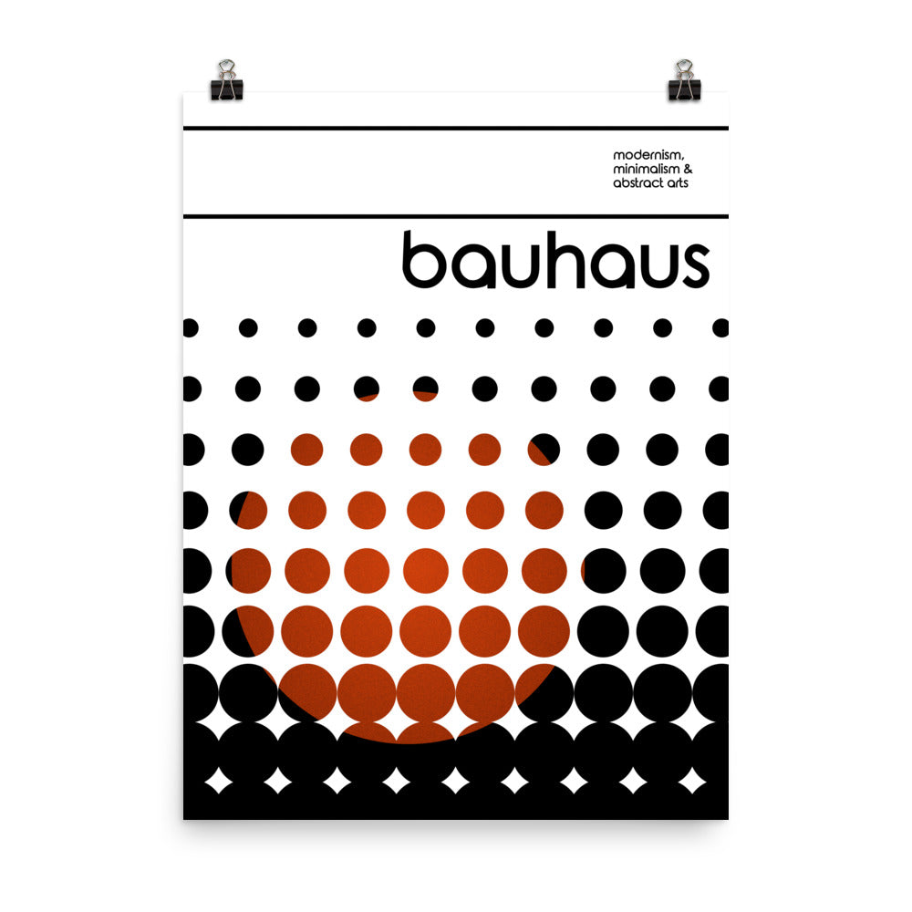 Bauhaus Transient Poster Print