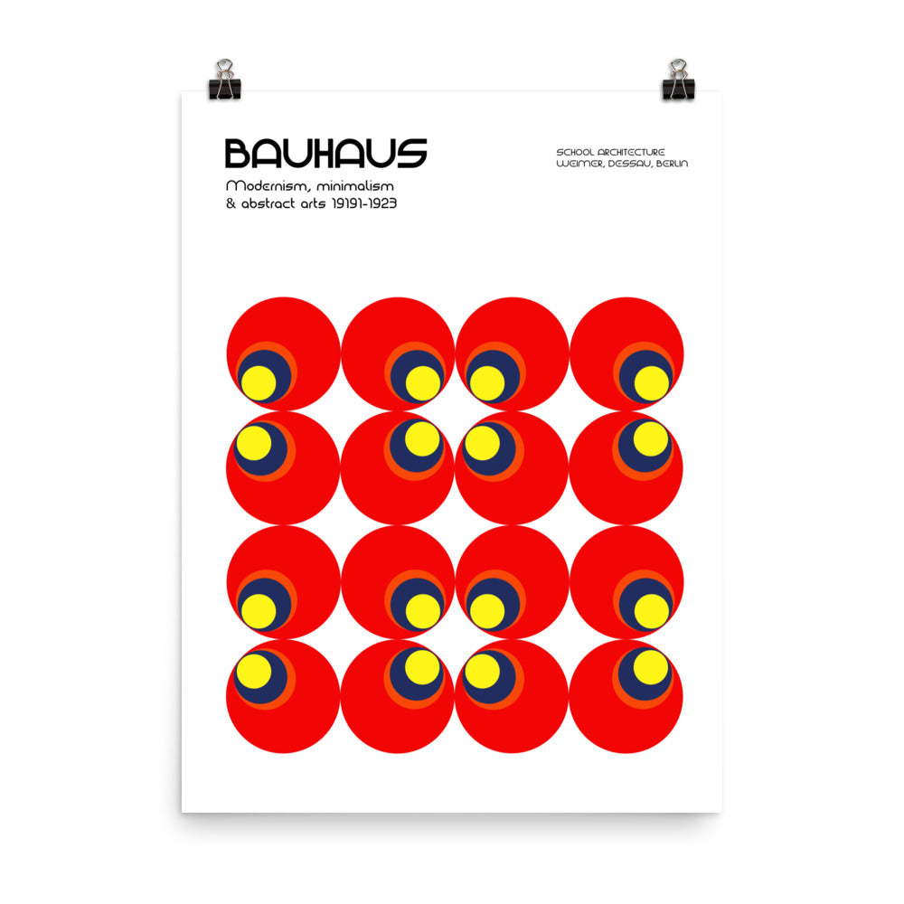 Bauhaus Rotating Radiance Poster Print