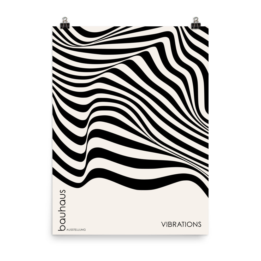 Bauhaus Waves Poster Print