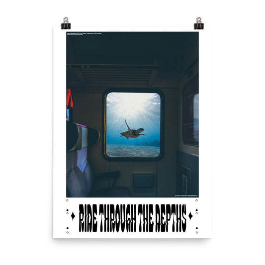 Ride Through the Depths Poster Print