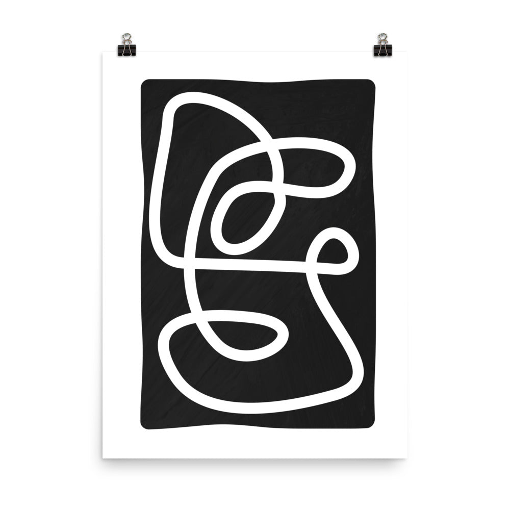 Abstract Line Art Framed Print