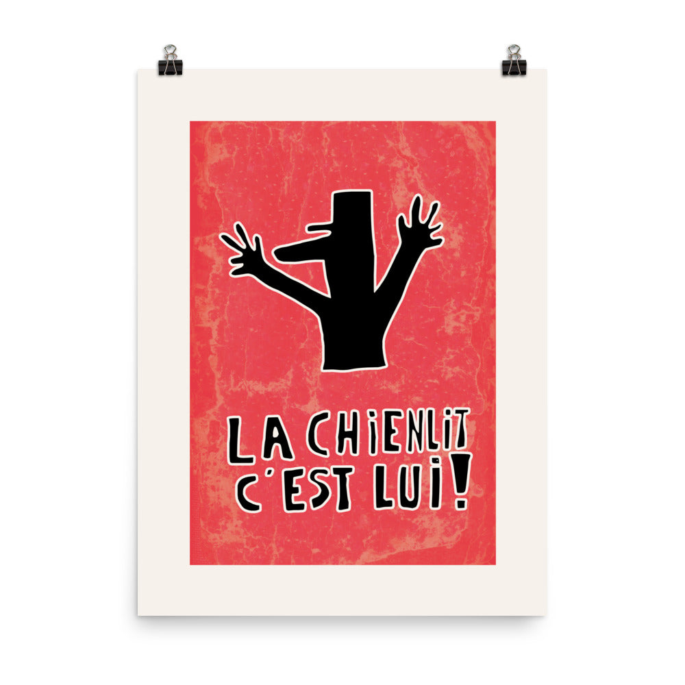 La Chienlit Framed Print