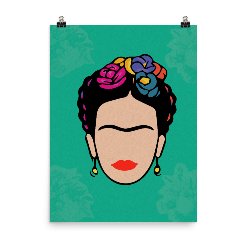 Frida in Vivid Framed Print