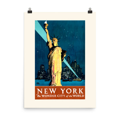 New York, the Wonder City of the World 1927 Framed Print