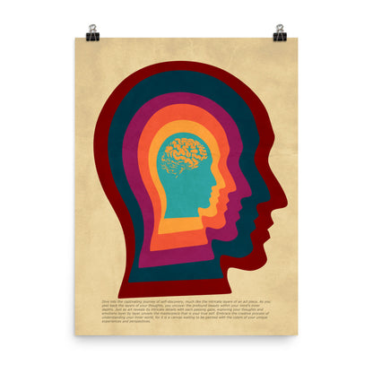 Layered Thoughts Framed Print