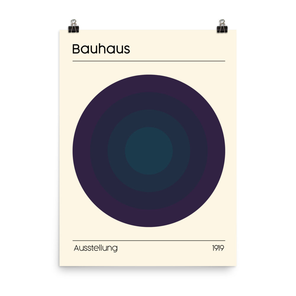 Bauhaus Concentrix Framed Print