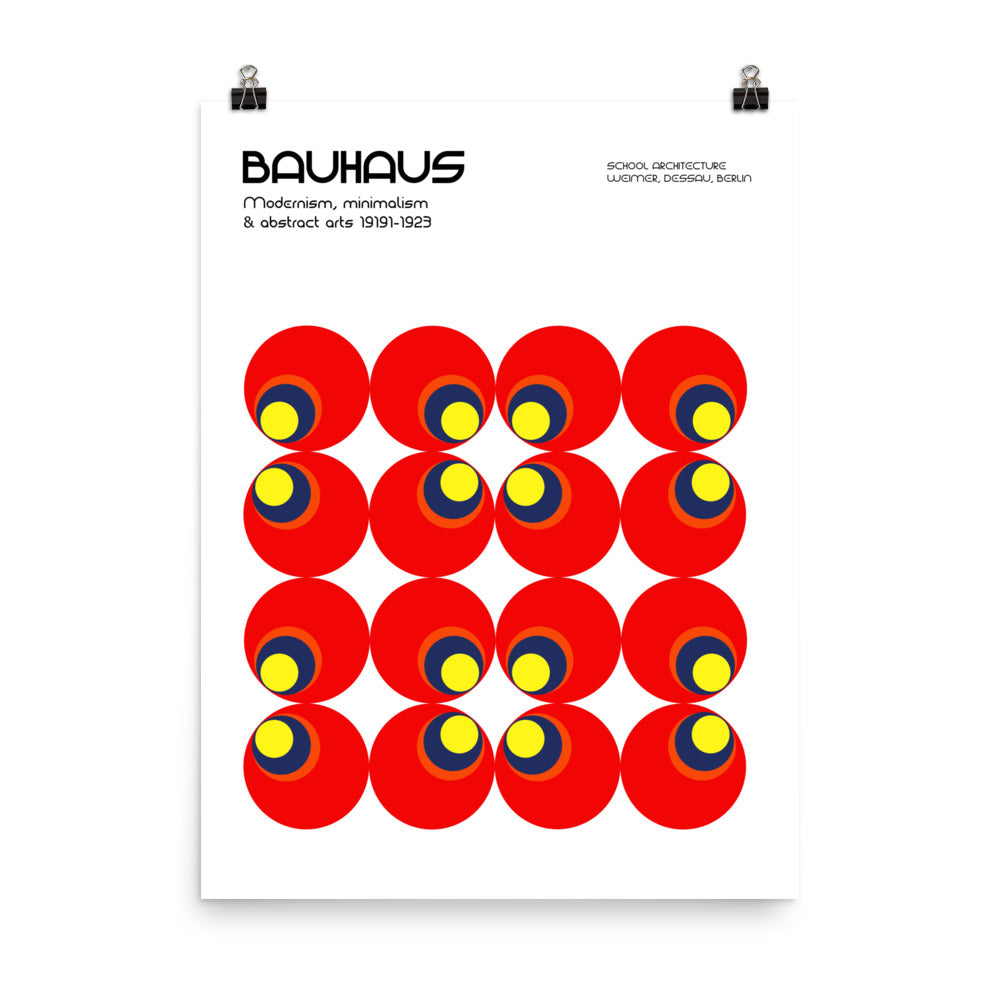 Bauhaus Rotating Radiance Framed Print