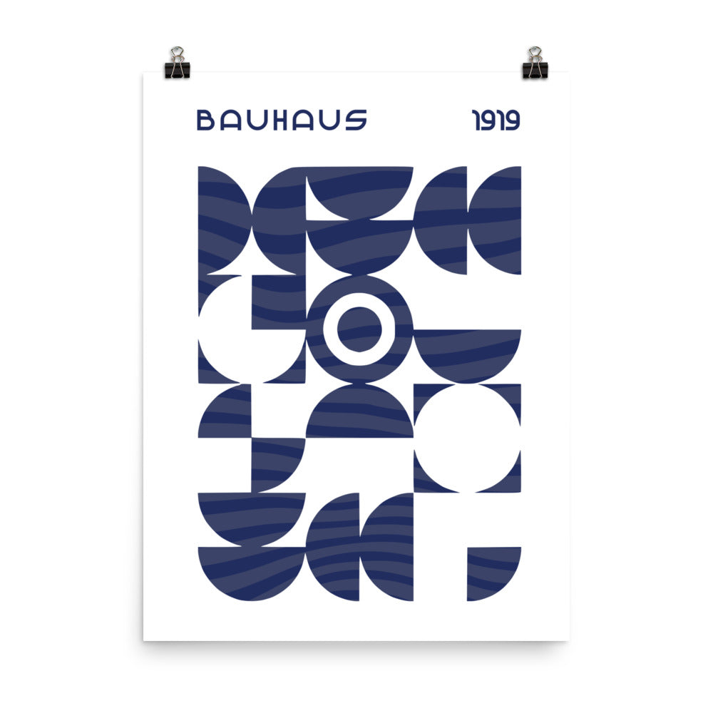 Buahaus Geometric Abstraction Framed Print