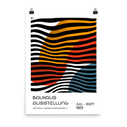 Bauhaus Between Lines -Sütterlin Badenerstrasse Framed Print