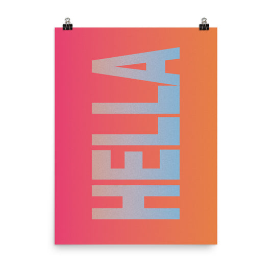 HELLA Poster Print