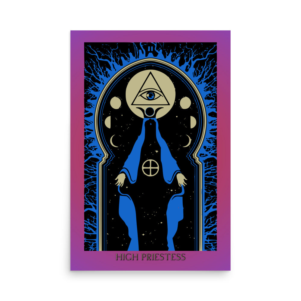 High Priestess Tarot Card Framed Print