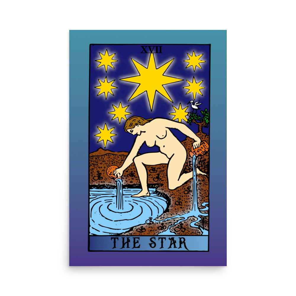 The Star Tarot Card Framed Print