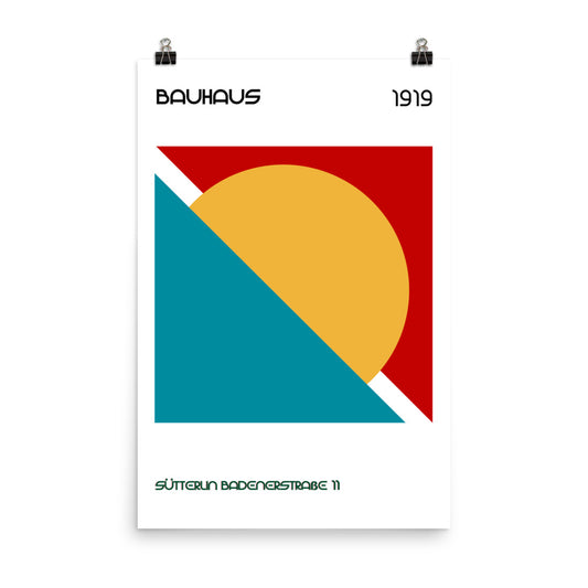 Sutterlin Badenerstrasse Bauhaus Poster Print