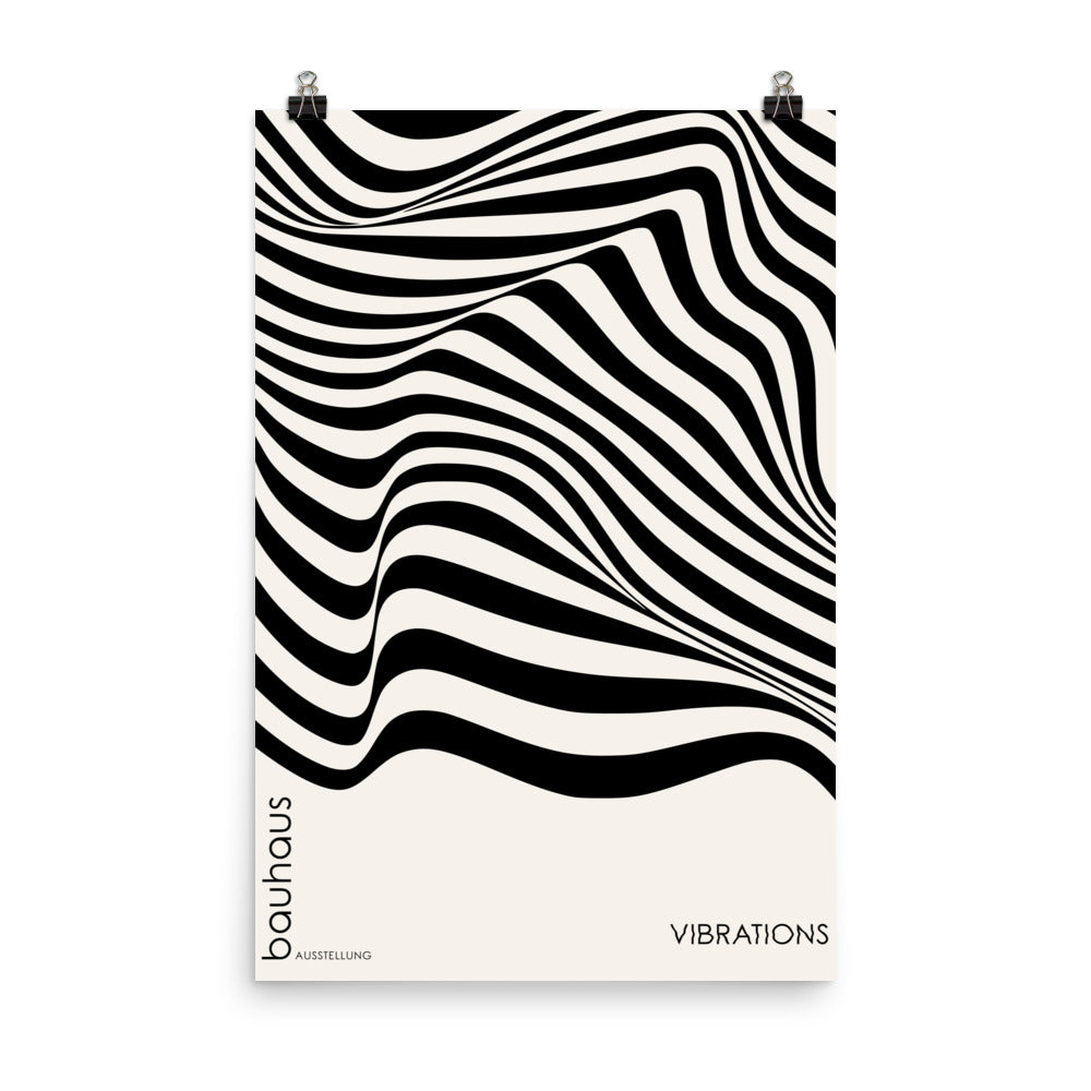 Bauhaus Waves Poster Print