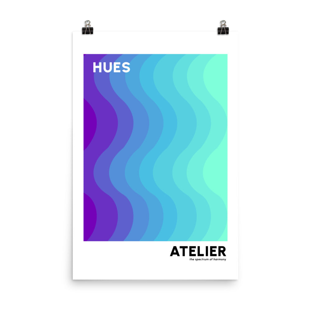 Hues Atelier Framed Print