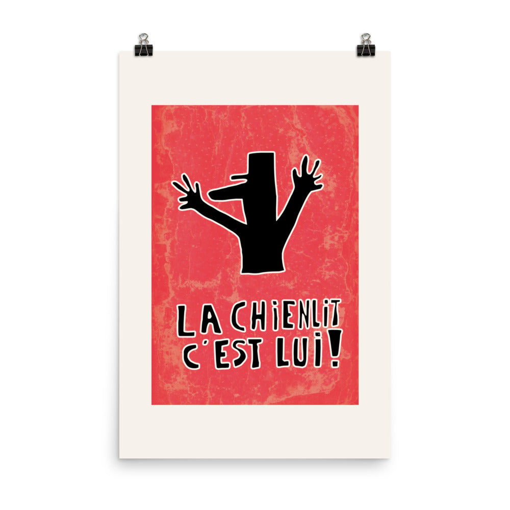 La Chienlit Framed Print