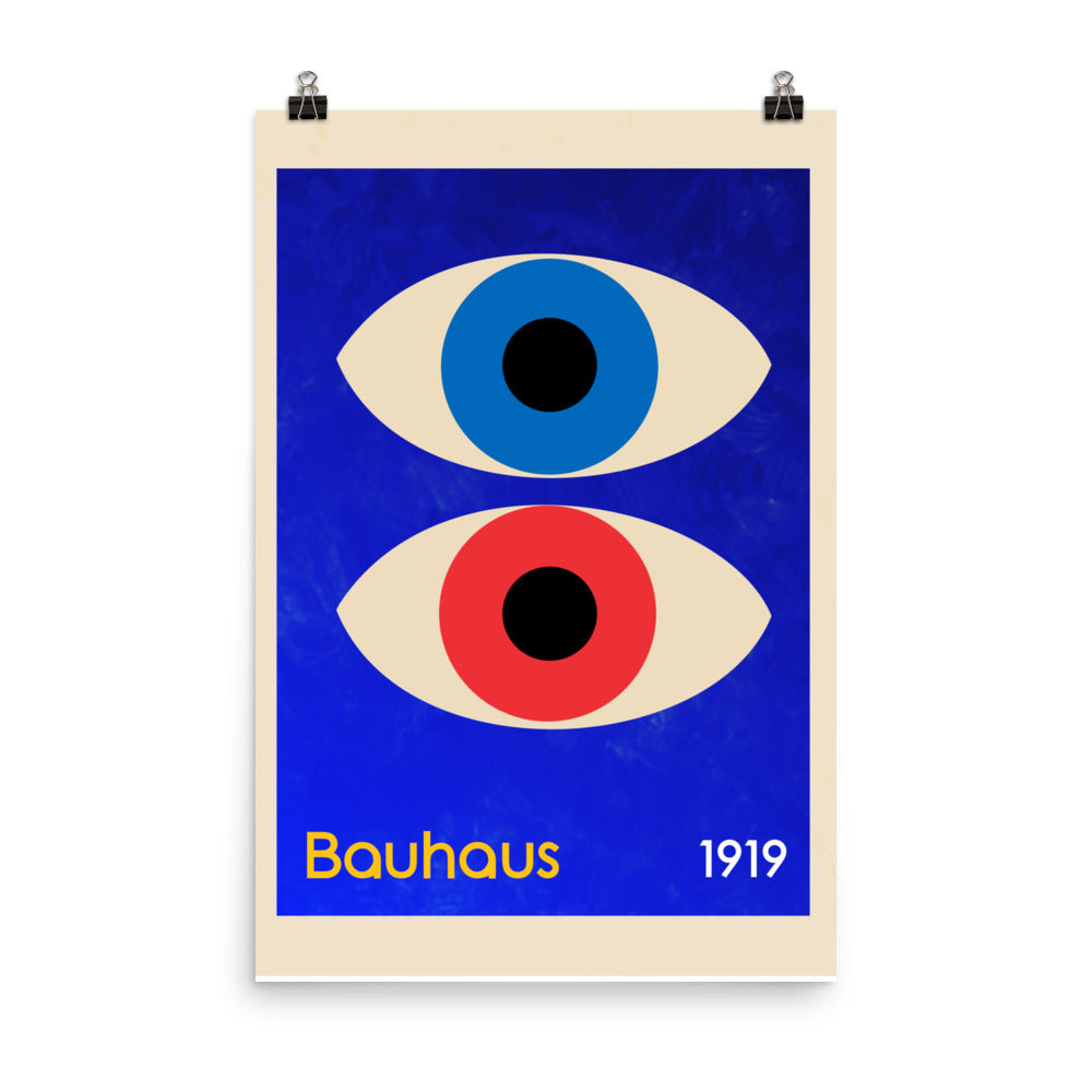 Bauhaus Eyes Framed Print