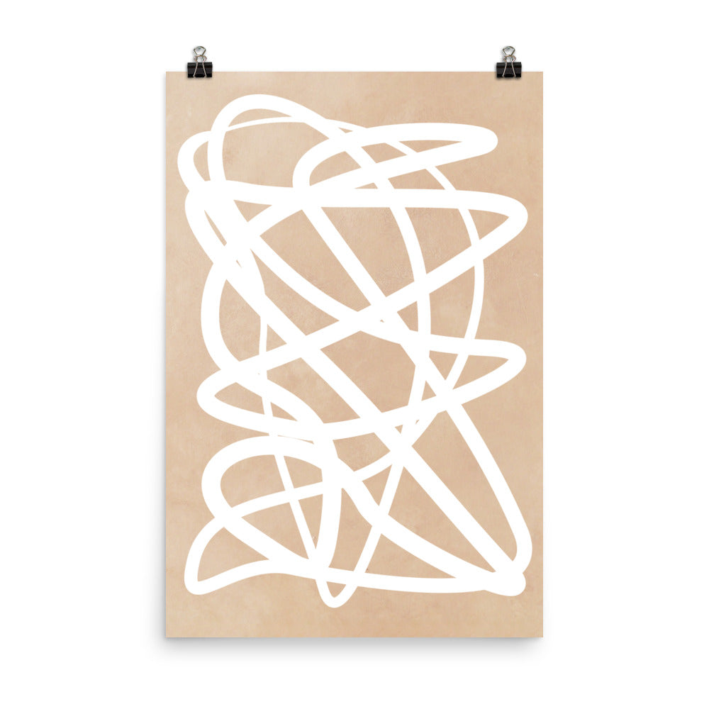 Nude Doodle Framed Print