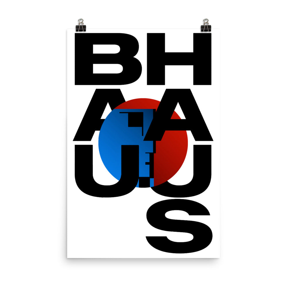 Bauhaus Bold Spot Framed Print