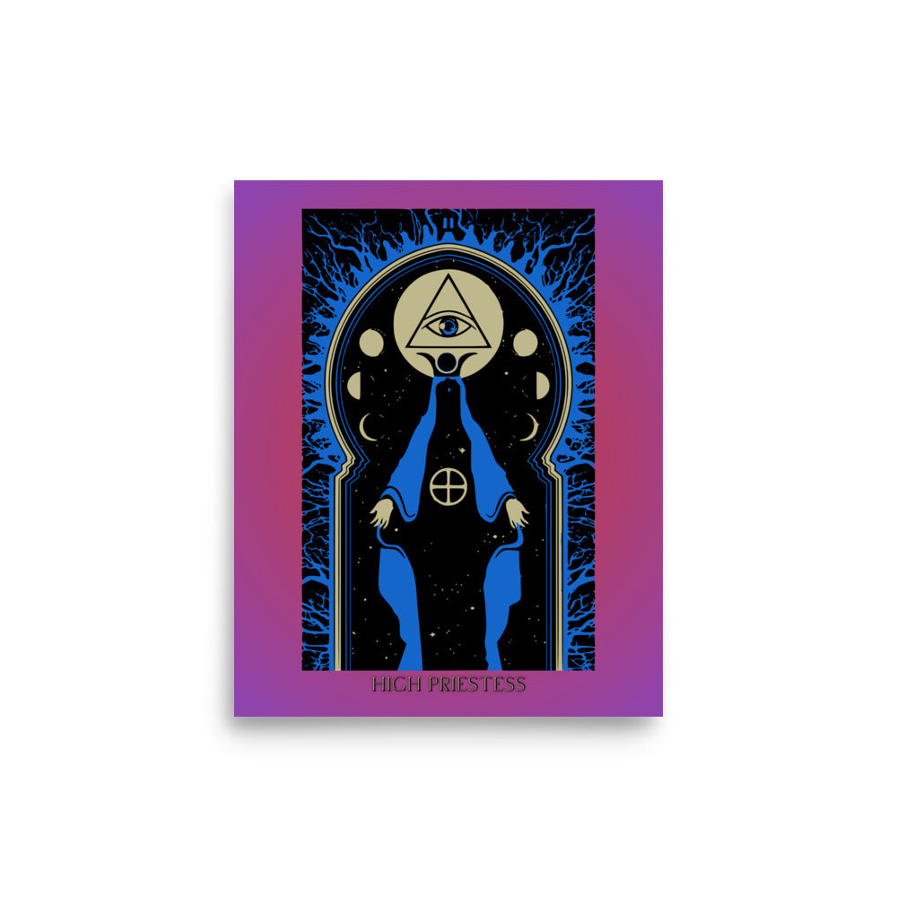 High Priestess Tarot Card Framed Print