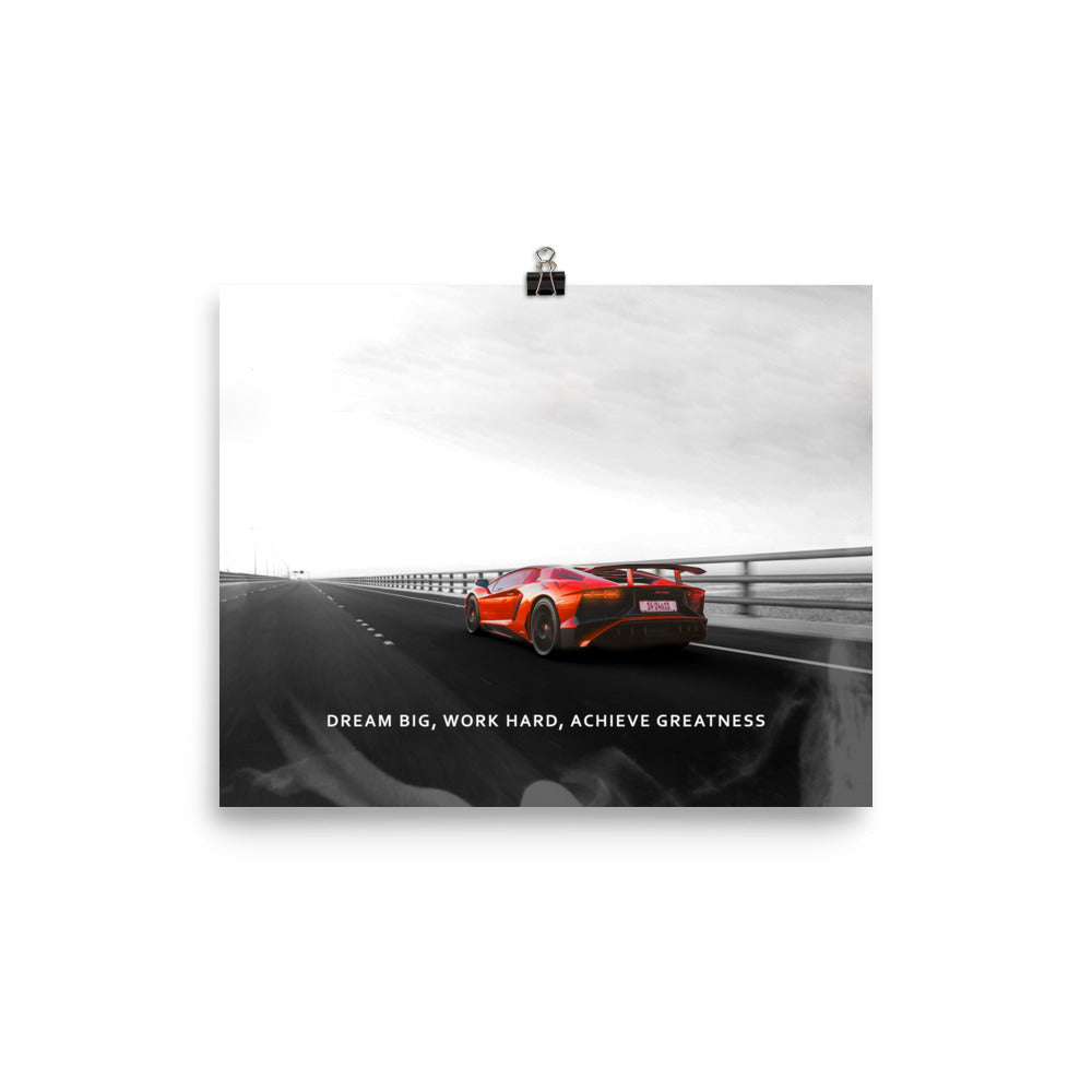 Dream Car Poster Print