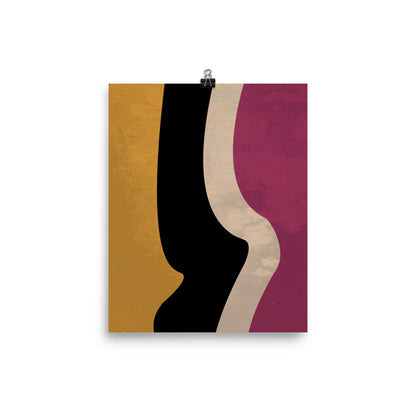 The Abstract Arches Poster Print