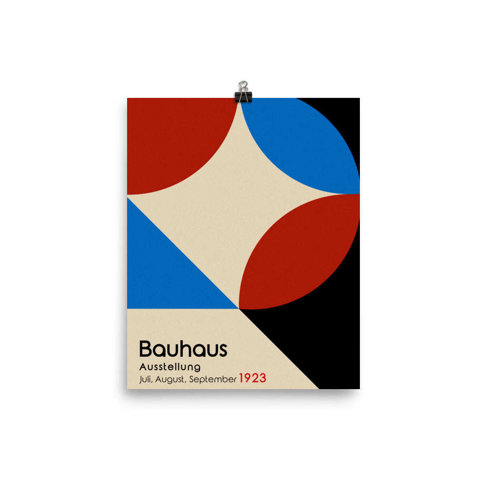 Bauhaus Shapes Poster Print