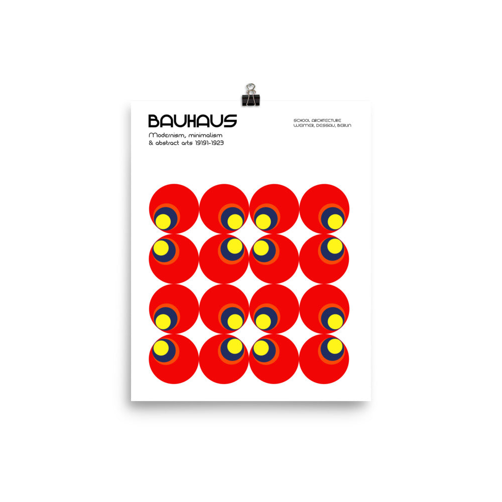 Bauhaus Rotating Radiance Poster Print