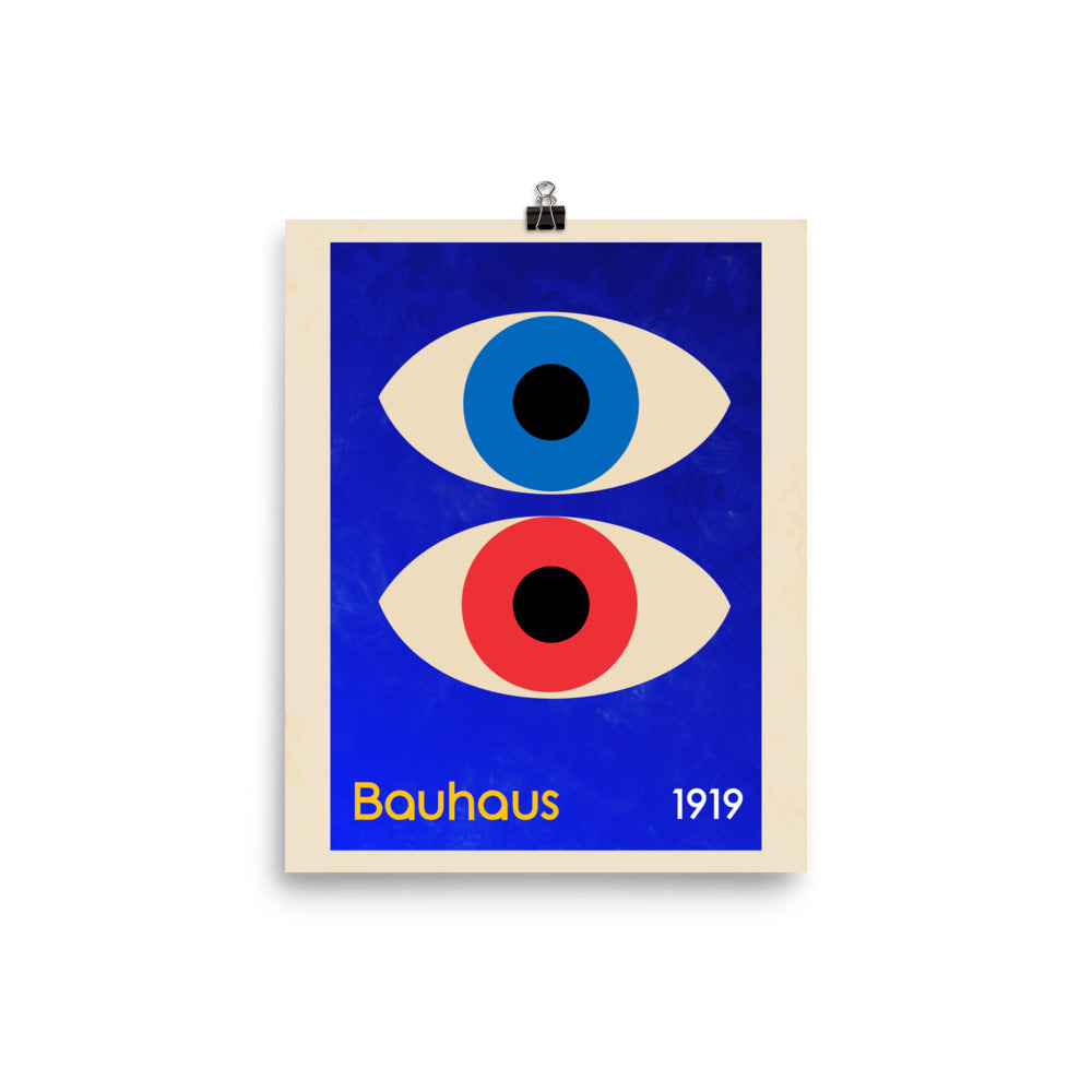 Bauhaus Eyes Framed Print