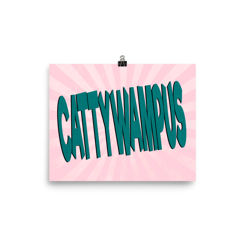 Cattywampus Poster Print