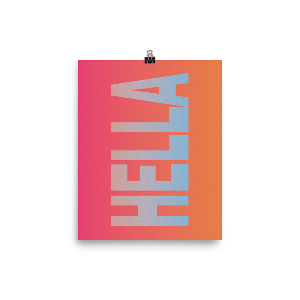 HELLA Poster Print