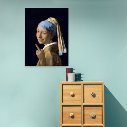Girl With An Attitude Poster