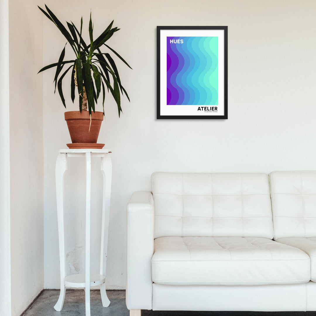 Hues Atelier Framed Print