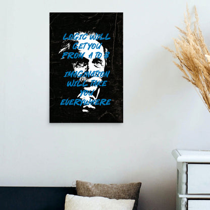 Imagination Can Take You Everywhere - Einstein Poster Print