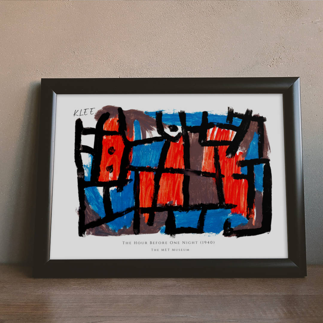 Paul Klee- The Hour Before One Night (1940) Framed Print