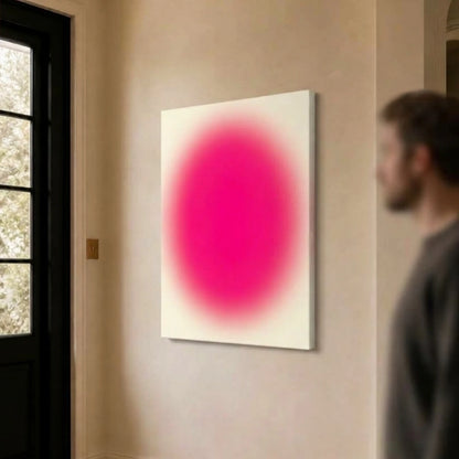 Pink Blur Canvas Print
