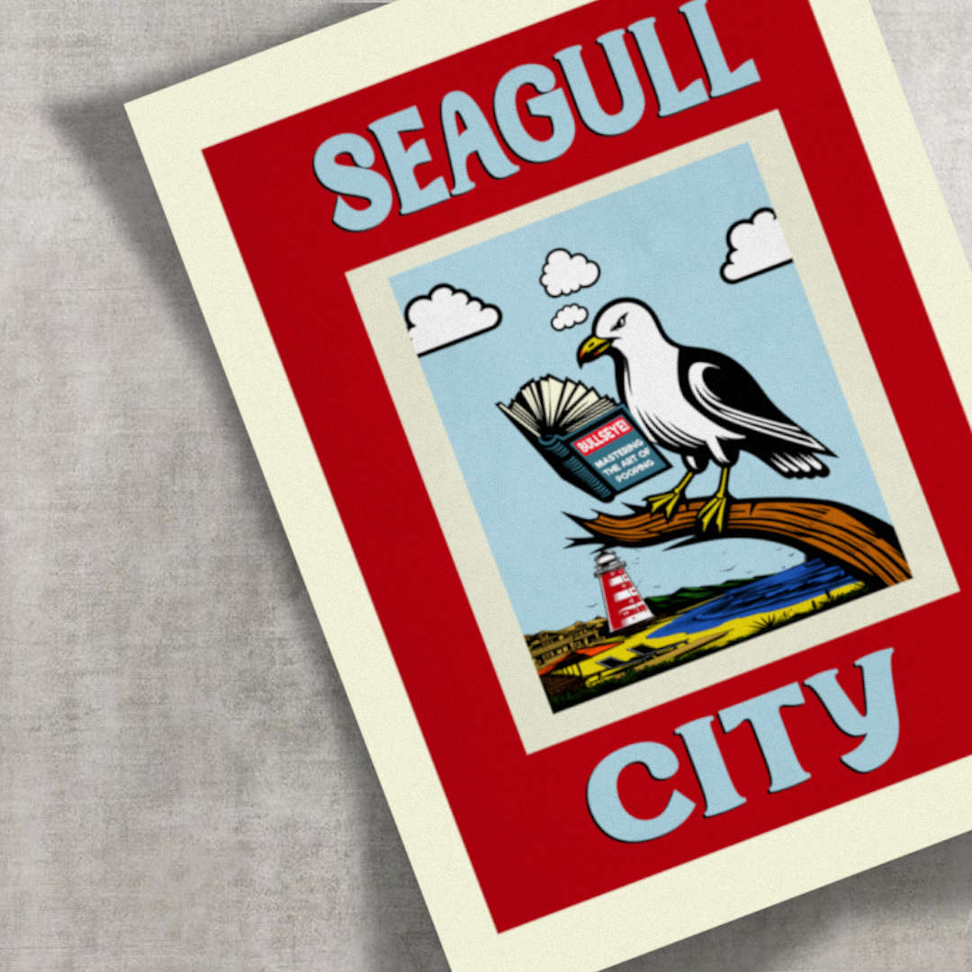 Seagull City Poster Print