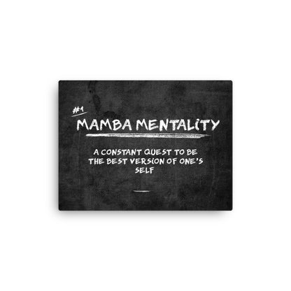 Mamba Mentality Thin Canvas