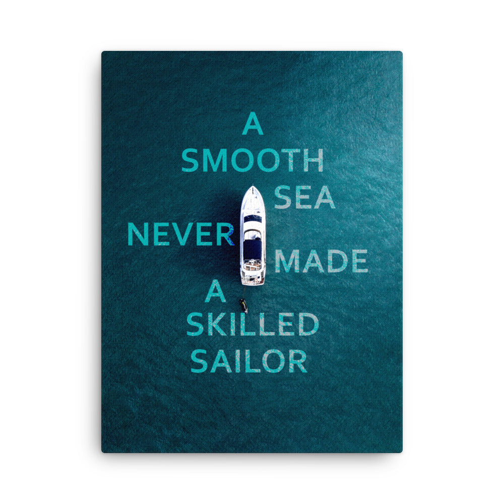 A Skilled Sailor Canvas Print