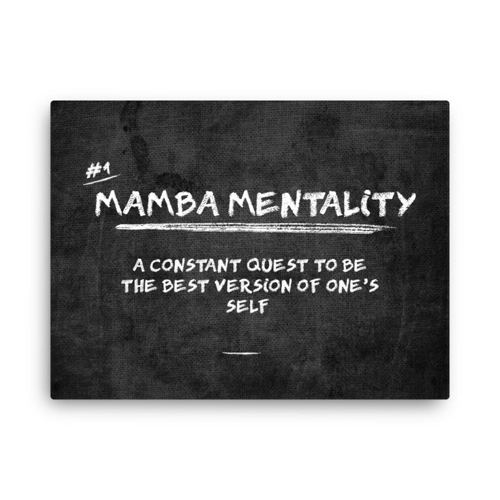 Mamba Mentality Thin Canvas