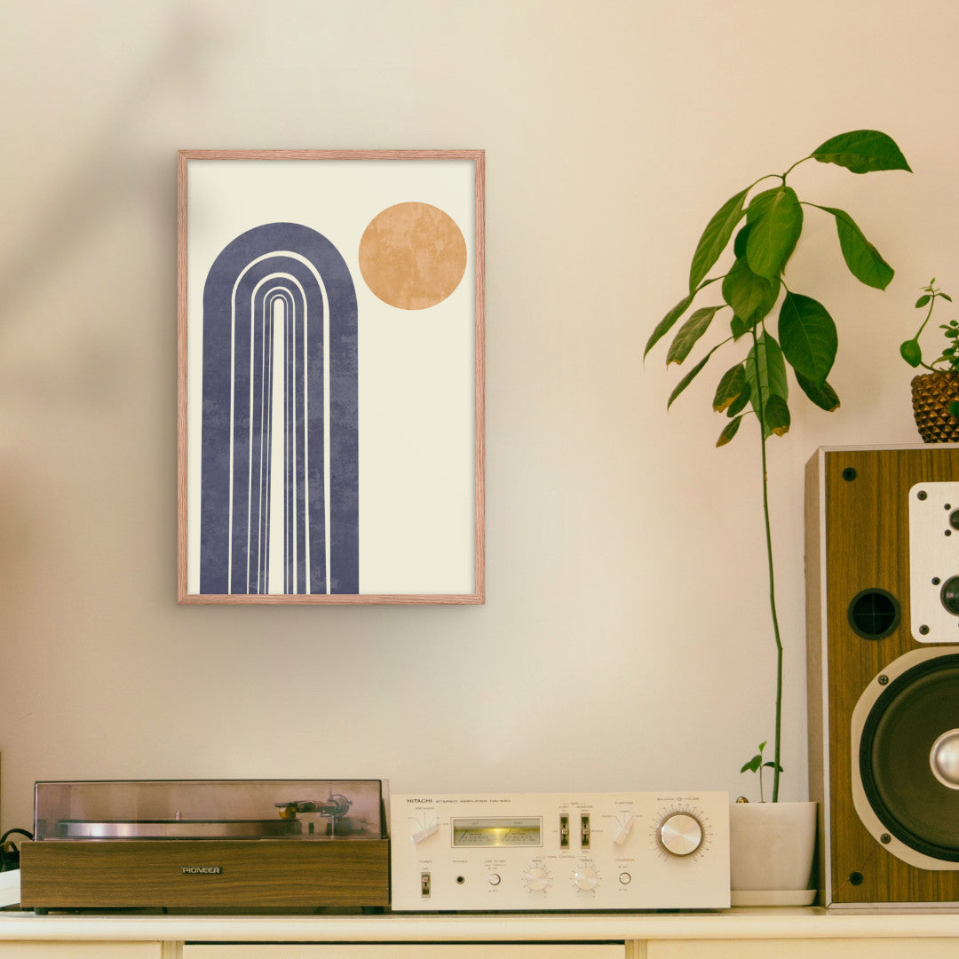 Arches and Sun Framed