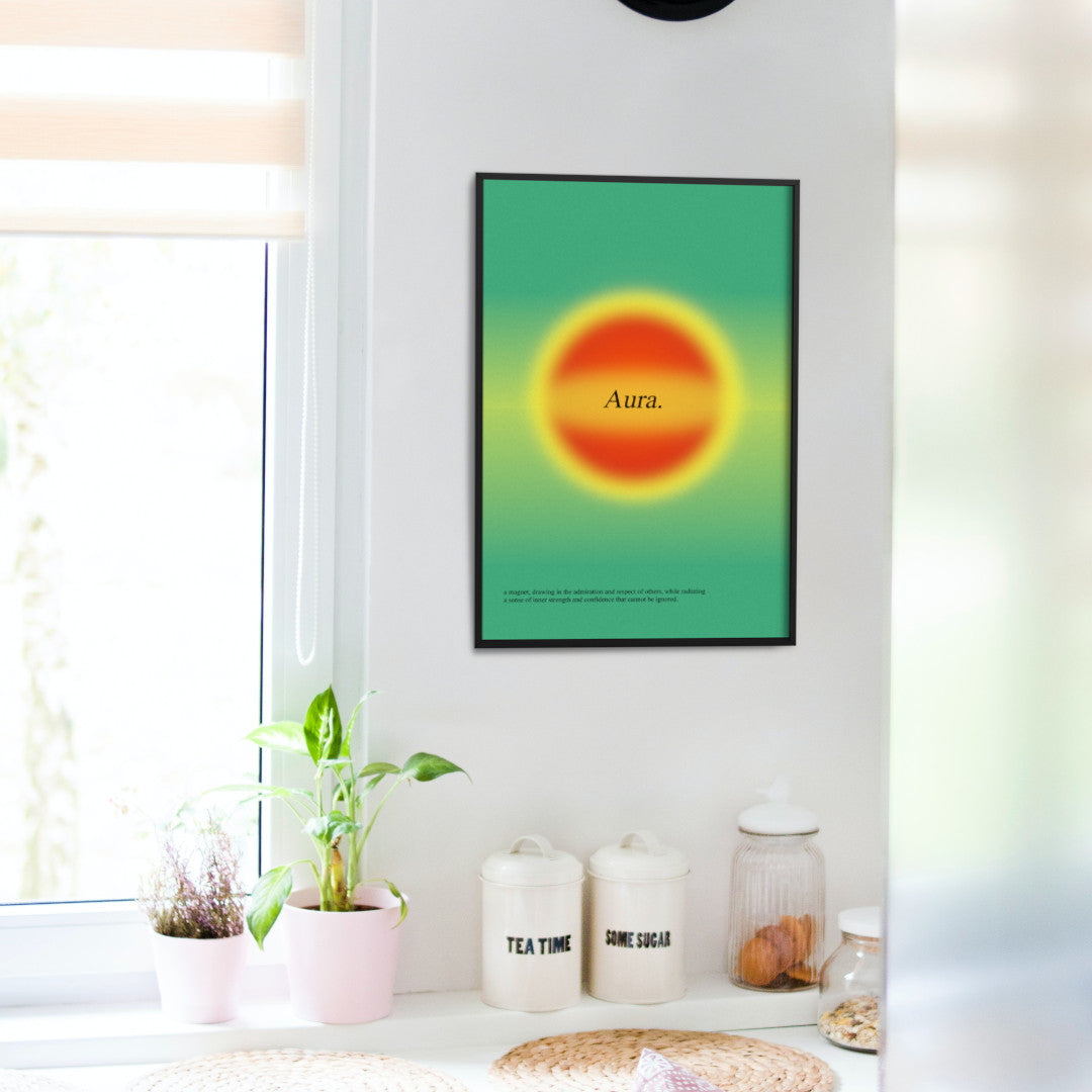 Aura poster print 