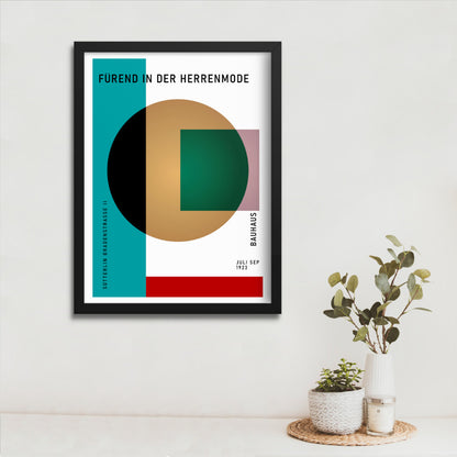 bauhaus movement framed art print 