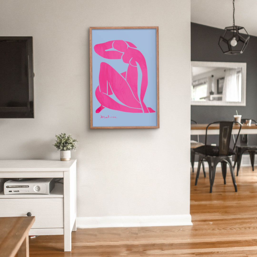 matisse blue nudes in pink 