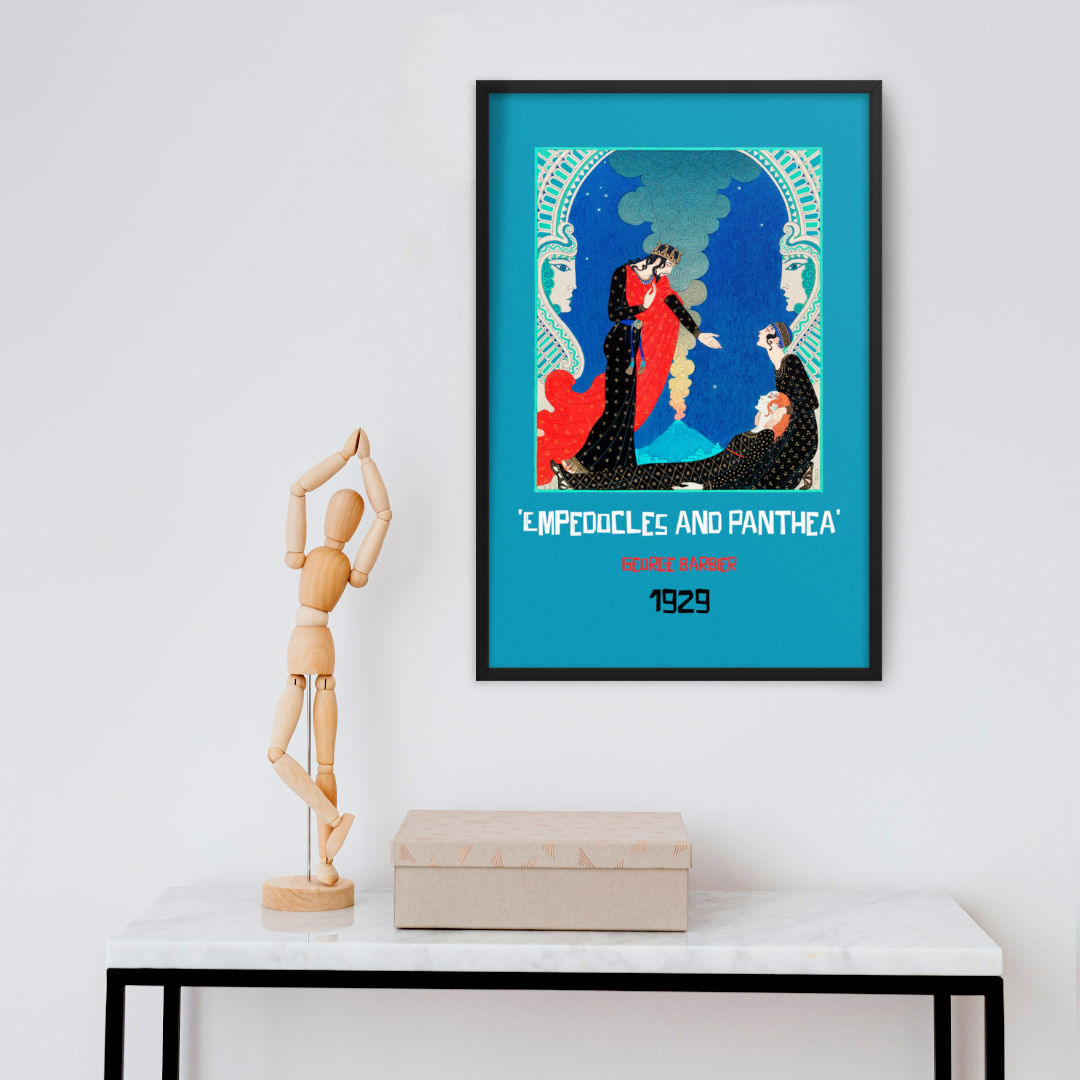 Empedocles and Panthea (1929) Framed Print