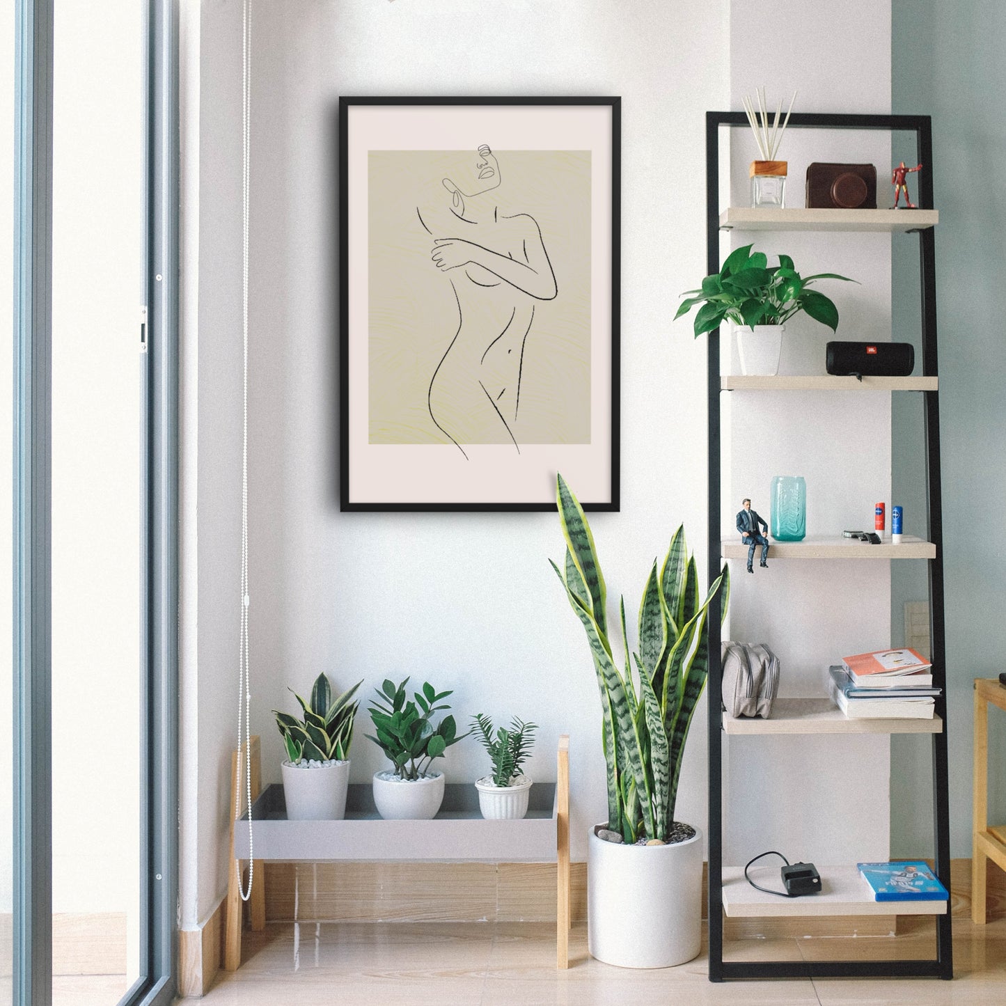 Femme Fetale Body Framed Print