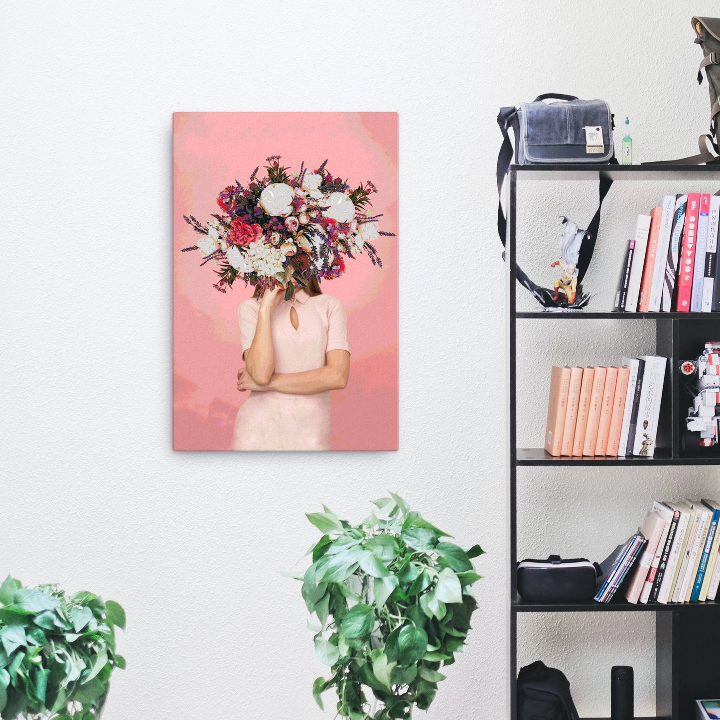 Head in Full Bloom Canvas Print