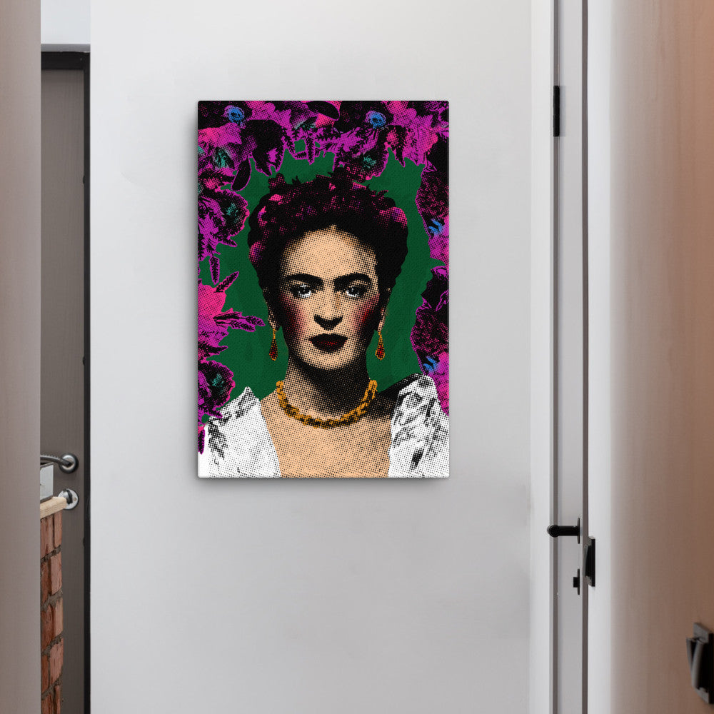 Frida Pop Art Canvas Print