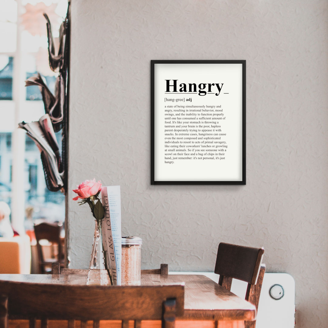 Hangry Poster Print