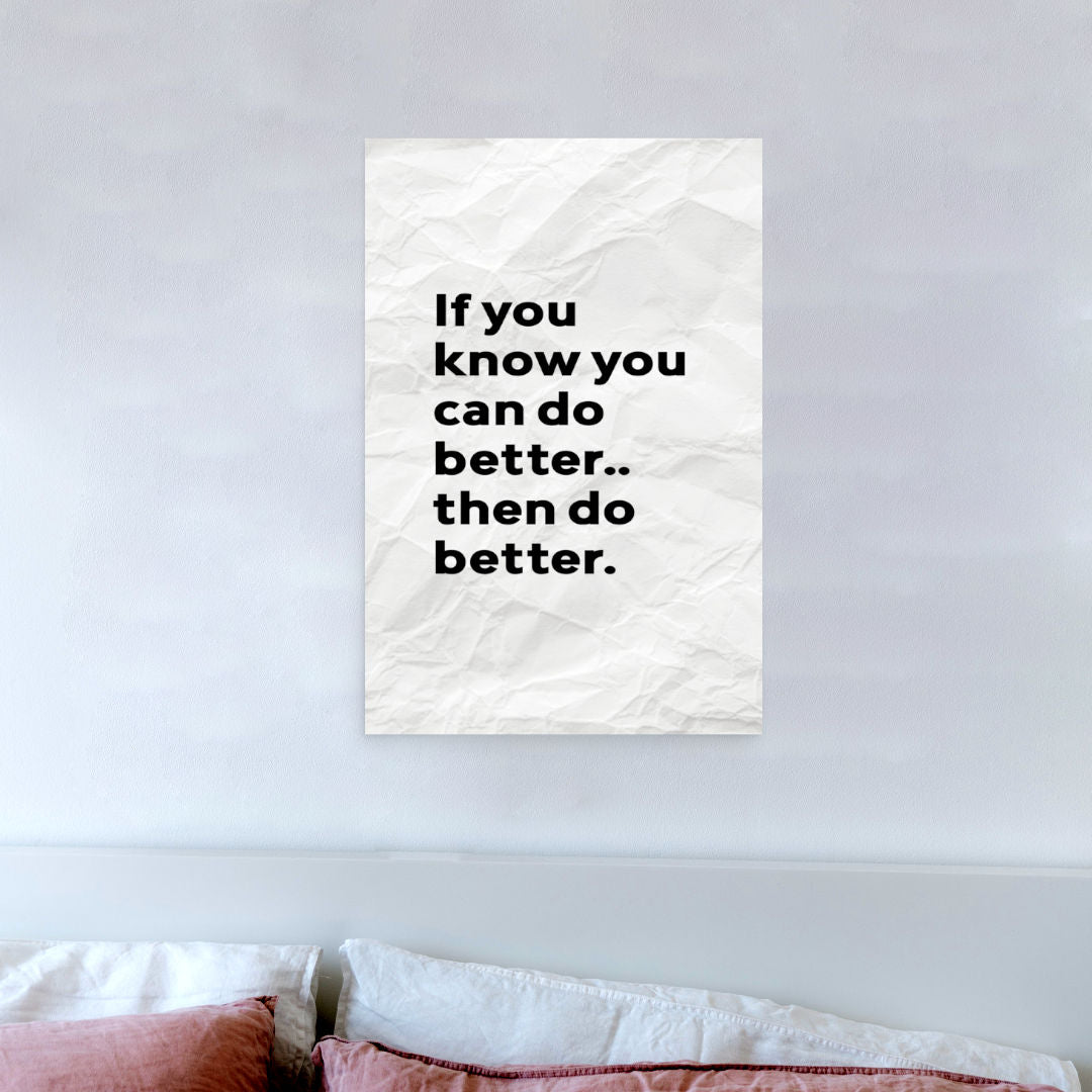 motivational art poster 